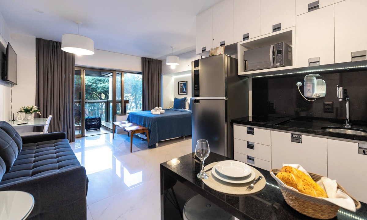 Republica Apartment | 112 Rosemari's Apartments Studio Premium Centro SP Garage & Pool & Gym