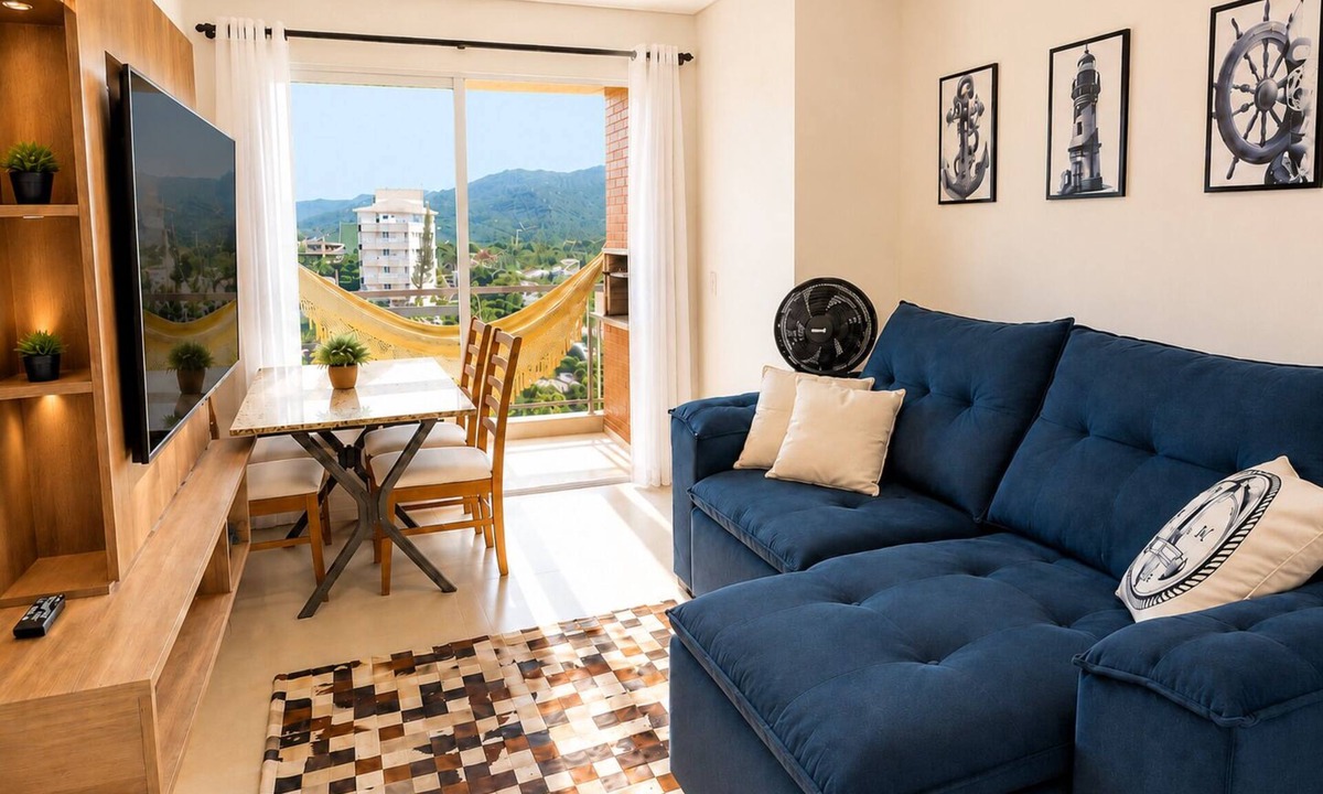 Governador Celso Ramos Apartment | A modern and cozy apartment in Palmas Beach, just 150 m from the beach