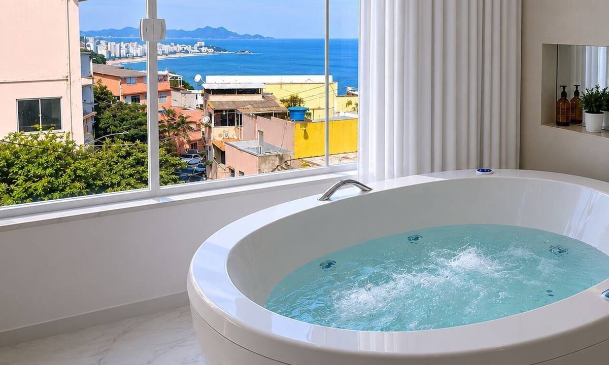 Vidigal Apartment | Ap Favela Chic, very cozy. With a hot tub and barbecue, 700 meters from the beach.
