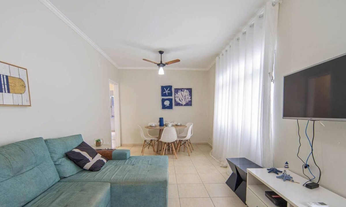 Vila Julia Apartment | Apartamento a 200m da Praia da Enseada no Guarujá