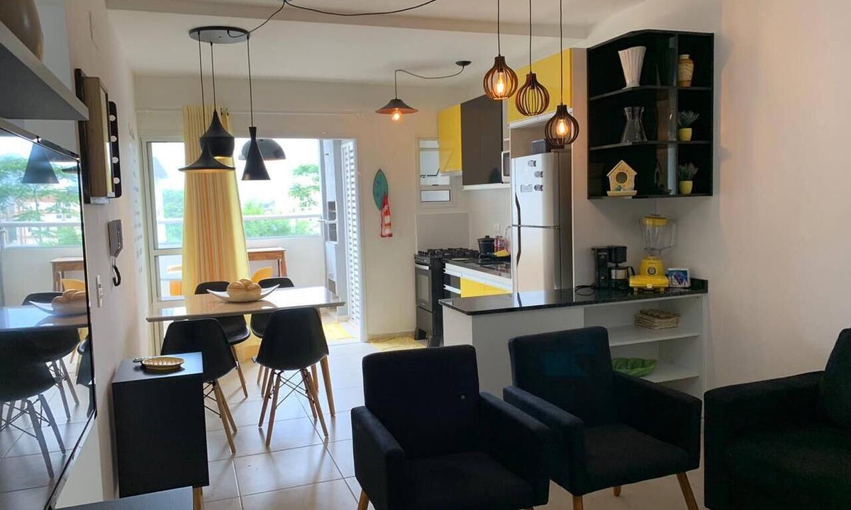 Pereque-Acu Apartment | Apartment with air conditioning and pets allowed.