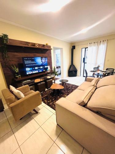 Lajeado Apartment | Apto 4 pessoas, churrasq, lareira, garagem