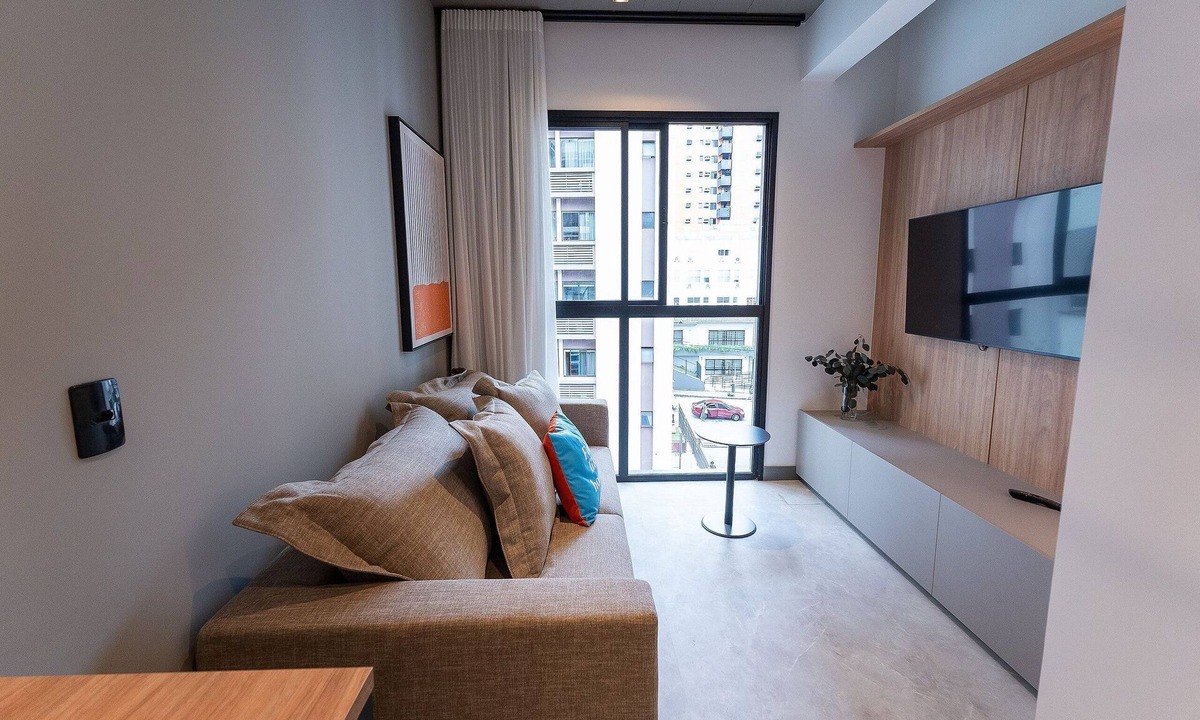 Centro Apartment | Apto Luxo com varanda 53m² - Completo e aconchegante