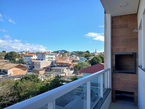 Santinho Apartment | Apto Moderno na Praia - Sacada Vista Panorâmica