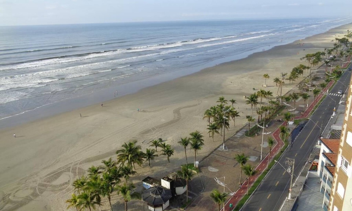 Vila Assuncao Apartment | Beachfront apartment with 1 bedroom in Praia Grande - SP