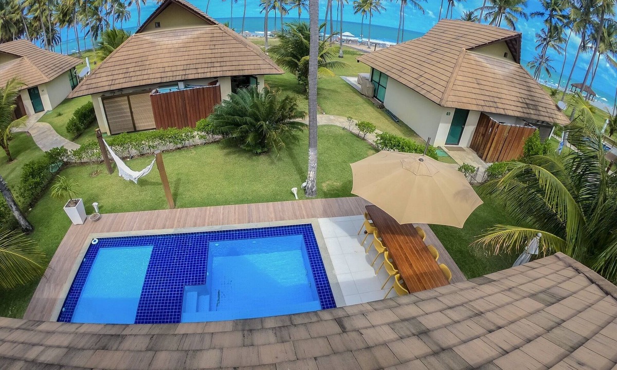 Praia dos Carneiros House | Beachfront Bungalow = 3 Bedrooms. FURNISHED.