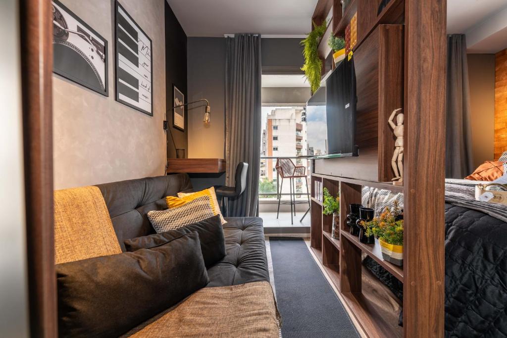 Vila Pompeia Apartment | BHaus Allianz Park Arti Perdizes - Studio Deluxe com Varanda - Academia - Lavanderia - Próximo ao Shopping Bourbon - at4