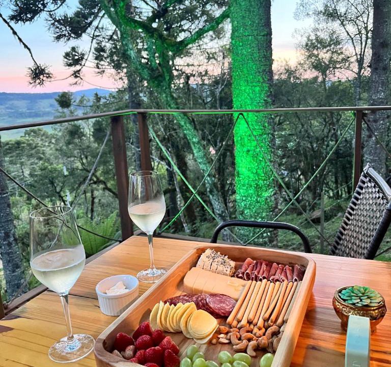Bom Jardim da Serra Ski Chalet | Cabana Alpen Ville Rural com Banheira