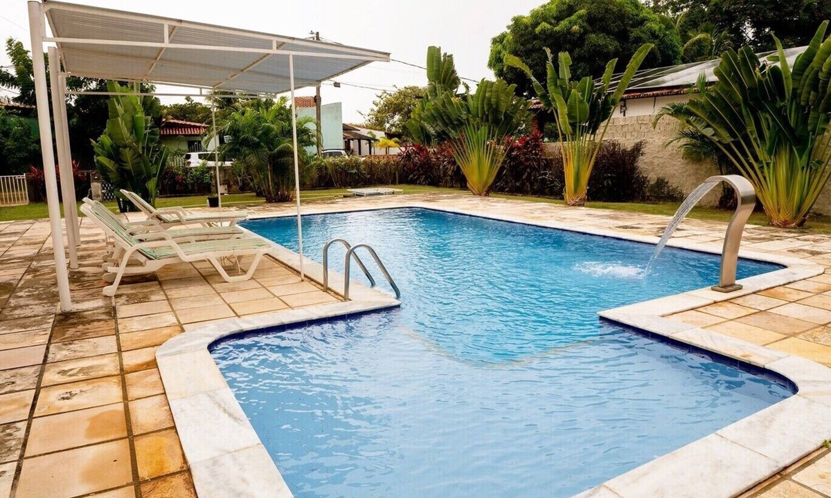 Pontal de Serrambi House | Casa com piscina, churrasq, Wi Fi próximo ao mar