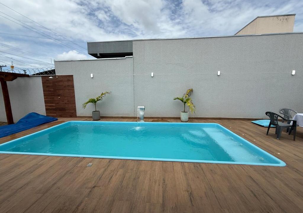 Portal das Aguas Quentes Apartment | Casa de Luxo Nova, 3 Qt, Piscina, Sinuca, Ping Pong, Hidromassagem, Mobiliada, Churrasqueira, 3 Vagas, Ar Condicionado, Televisão, Internet