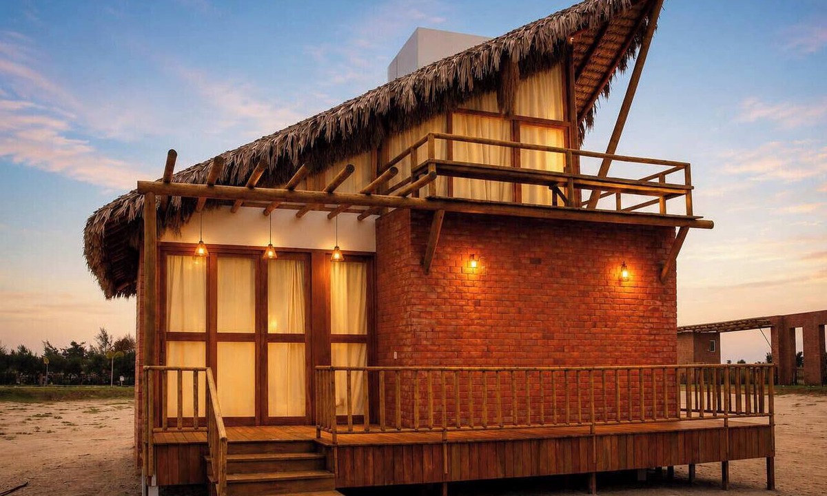 Camocim Ski Chalet | Chale Pe na Areia em Camocim com Vista para o Mar