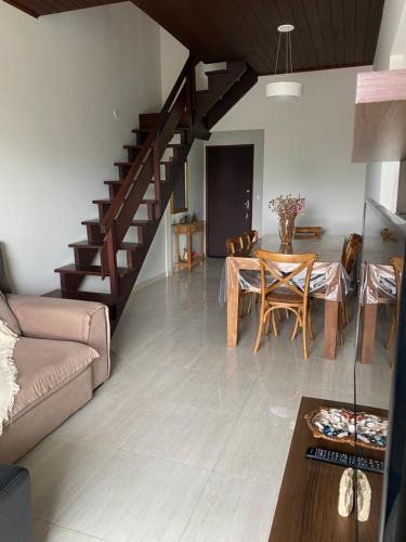 Saco da Ribeira Apartment | Cobertura 3 dormitórios, 2 vagas, churrasqueira, Wi-fi free, Lázaro Ubatuba