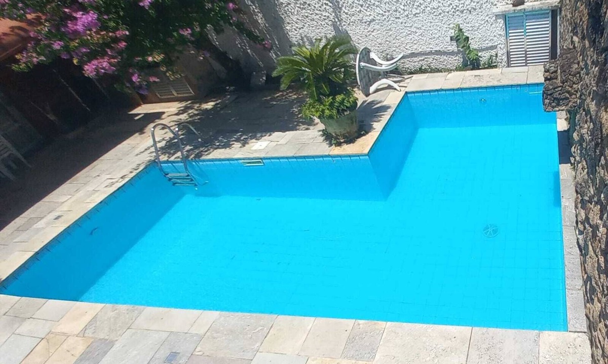 Jardim Virginia House | Comfortable house, cove beach, swimming pool, barbecue, waterfall, 5 minutes from the beach.