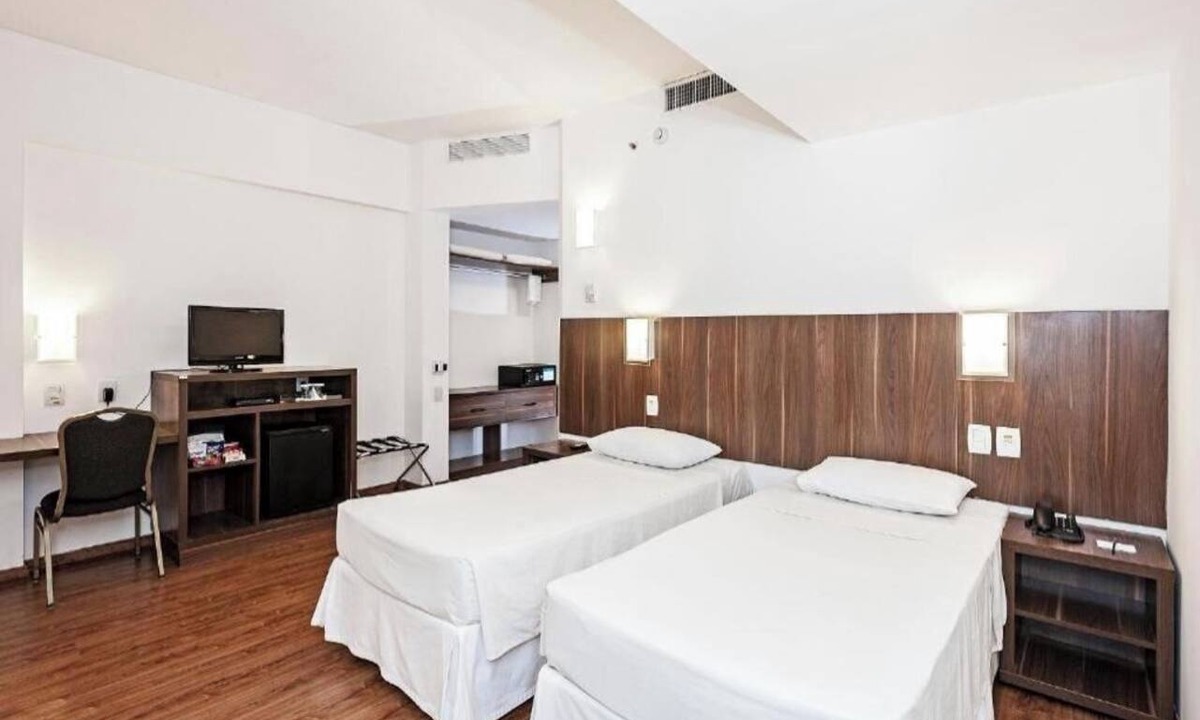Centro Hotel | Conveniently Located Room Near Ponta do Tome Beach - 4.9 mi | Free Parking