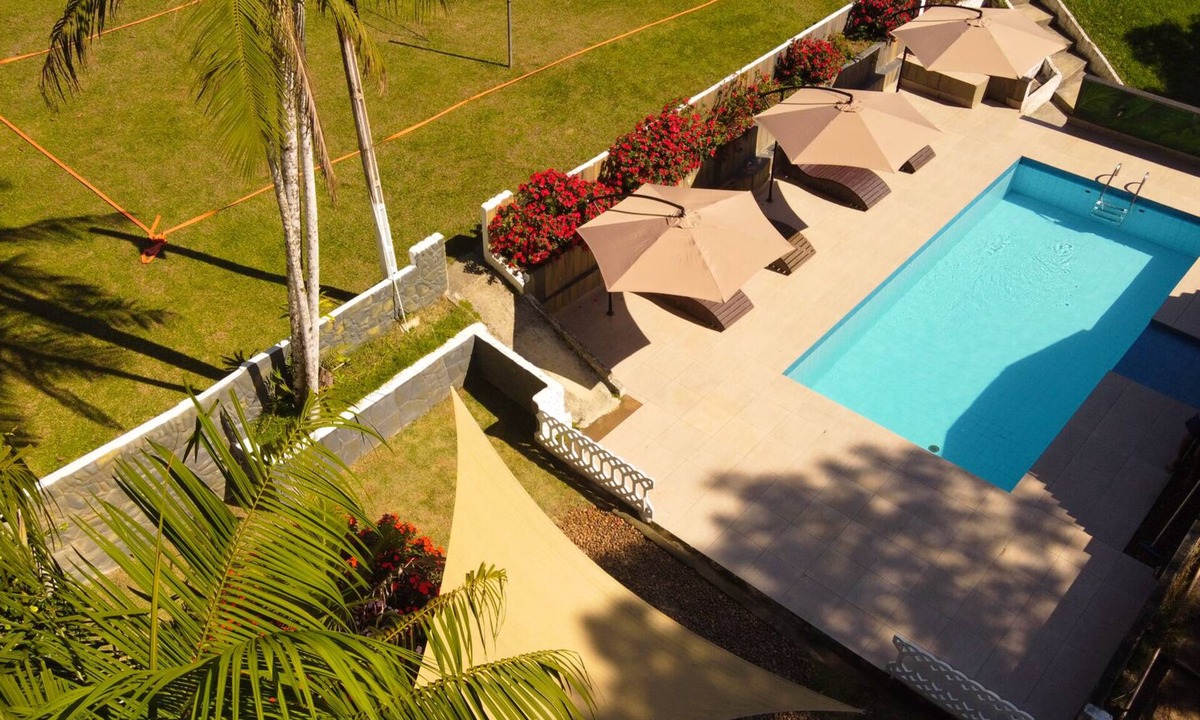 Juquitiba House | Country house with heated pool, 7 bedrooms with air conditioning near São Paulo.