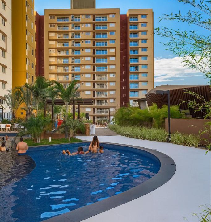 Bandeirantes Apartment | Evian Thermas Residence Caldas Novas 5 adultos 2 crianças até 11 anos