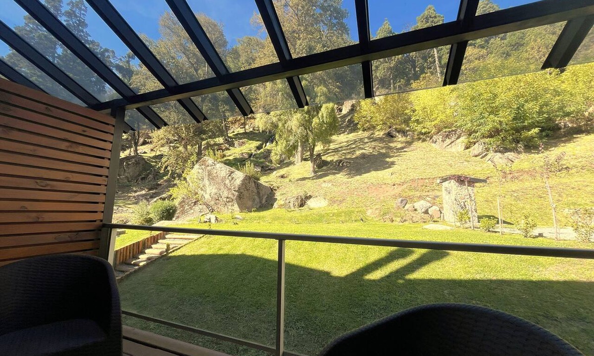 San Martin de los Andes Condo | Family Getaway with Waterfall View I Ayres del Bosque Accommodations