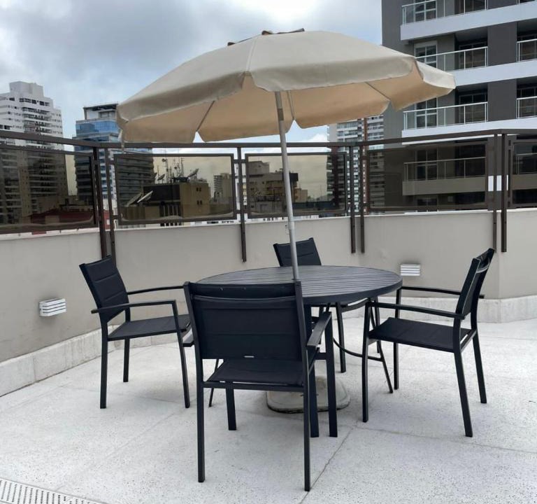 Gonzaga Apartment | Flat em Hotel com Estacionamento Grátis e Piscina