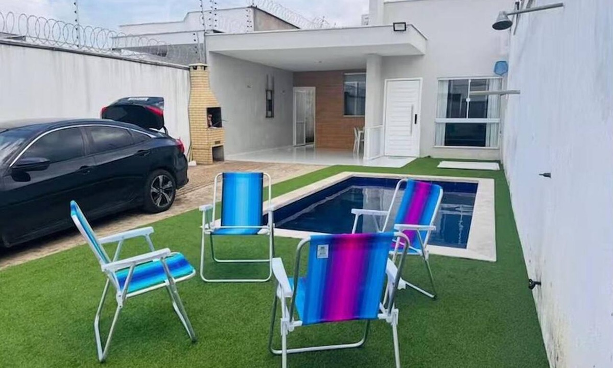 Sao Jose de Ribamar House | House with 3 bedrooms and pool - 8 min from the beach