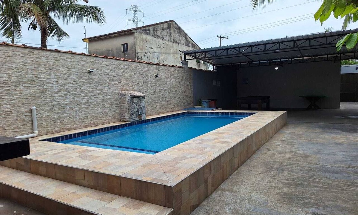 Balneario Martinez House | House with heated pool in Mongaguá.