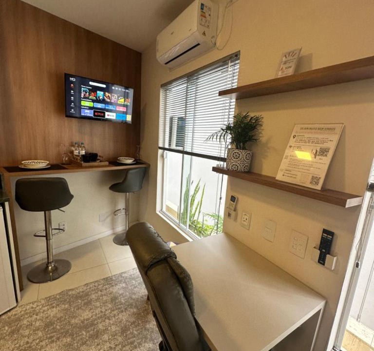 Fazenda Apartment | Loft 210 lindo e completo no bairro Fazenda