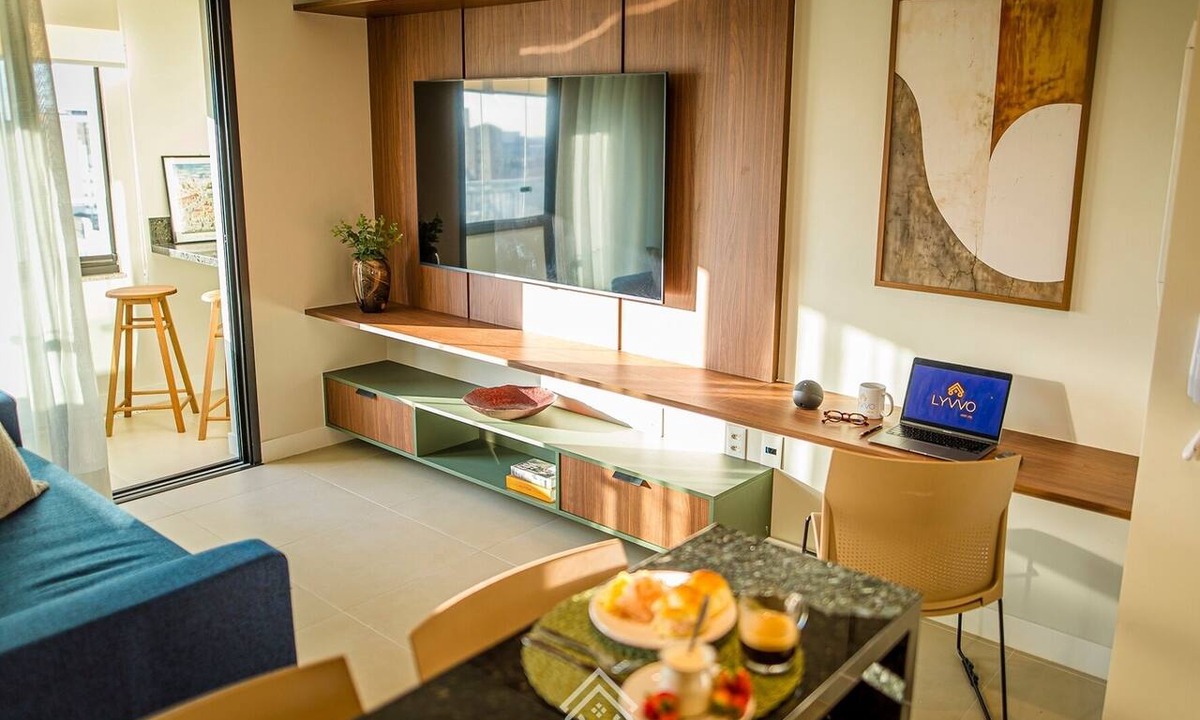 Conceicao Apartment | Parking Space, View, and Complete Amenities in the City Center | LYVVO