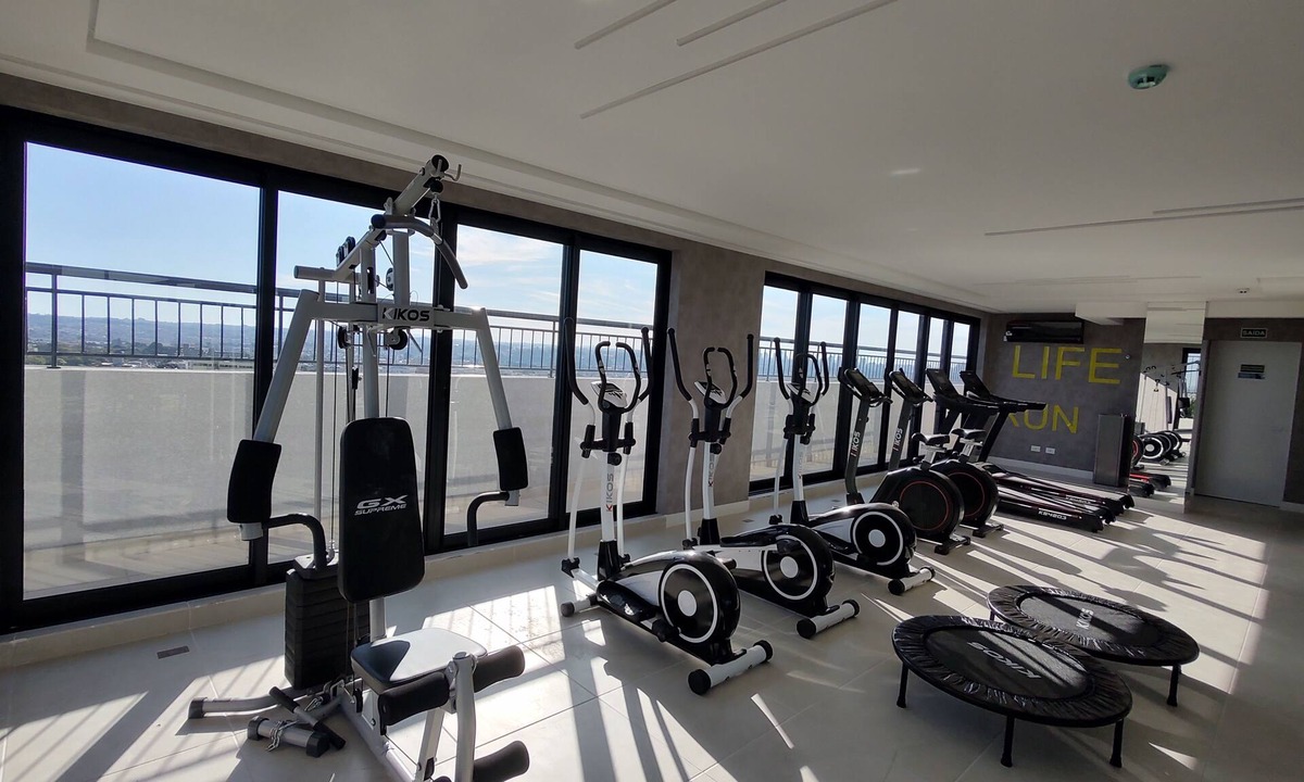 Portao Apartment | Plus Portão Apartment with balcony, Shopping, Gym