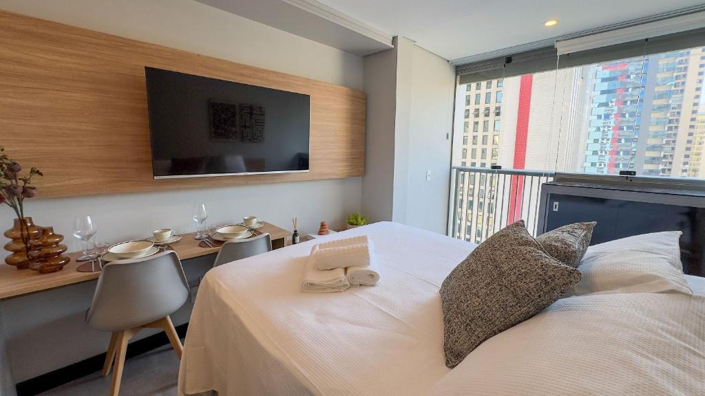 Zona Leste Apartment | Premium Studio!Pool, Leisure, Metro 3 Minutes Away