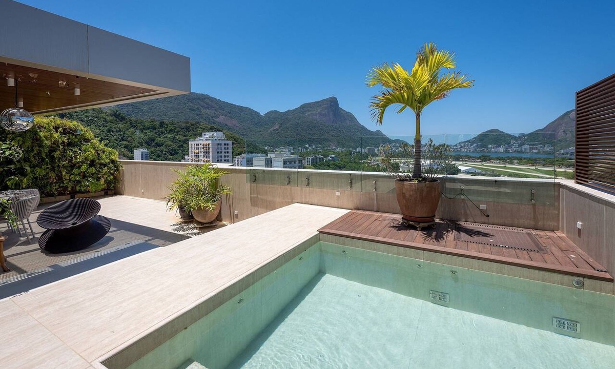 Gavea Apartment | Rio079 - Gávea Penthouse with Christ View and pool