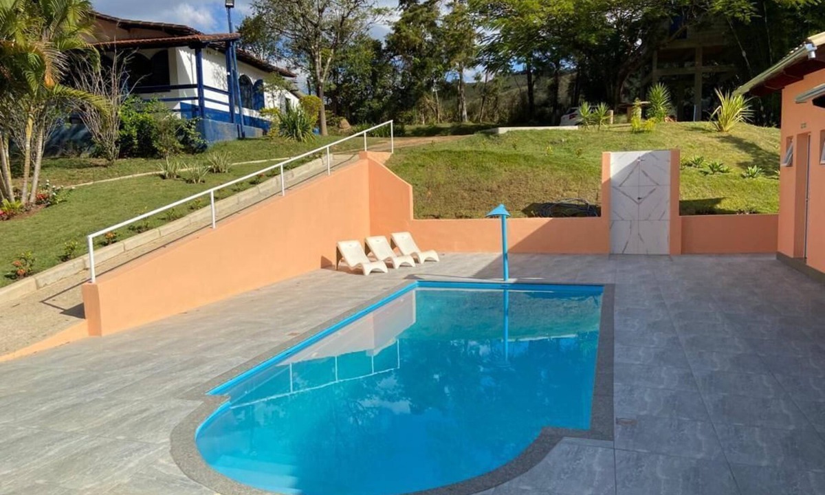 Pedro Leopoldo House | Sitio do Juju/Pedro Leopoldo/2 bedrooms/1 suite/5 bathrooms-pool, sauna, wifi