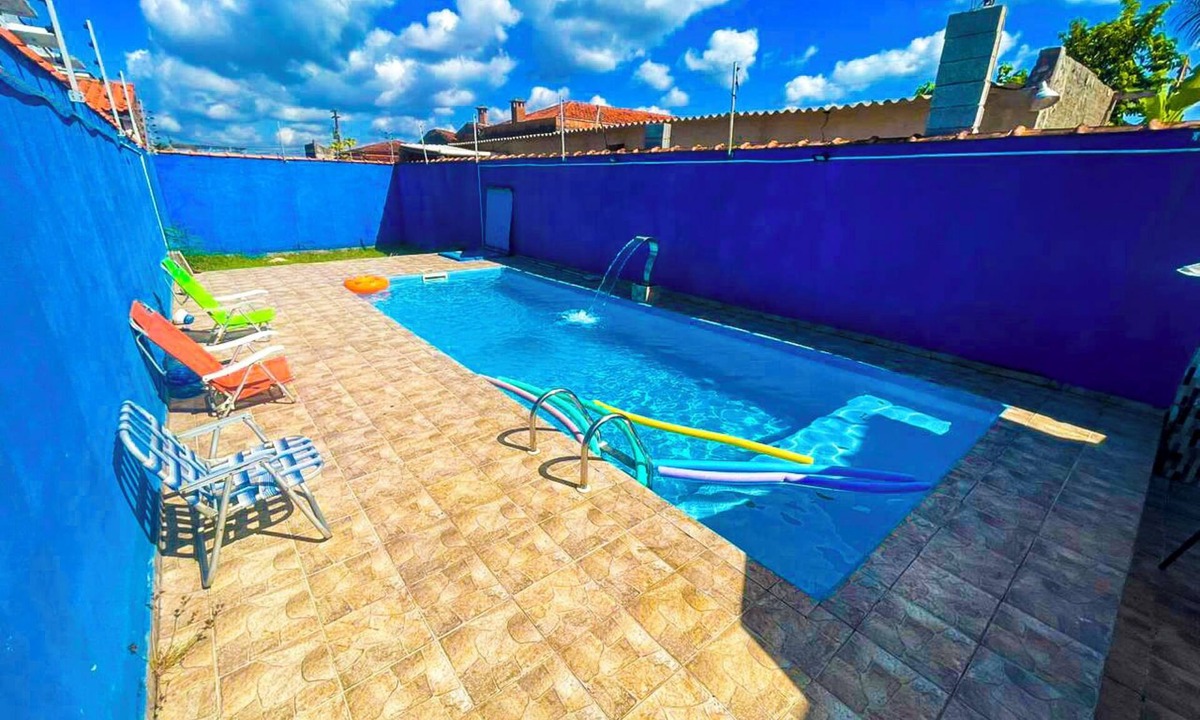 Cibratel II House | Spacious house, 5 minutes from the beach in Itanhaém.