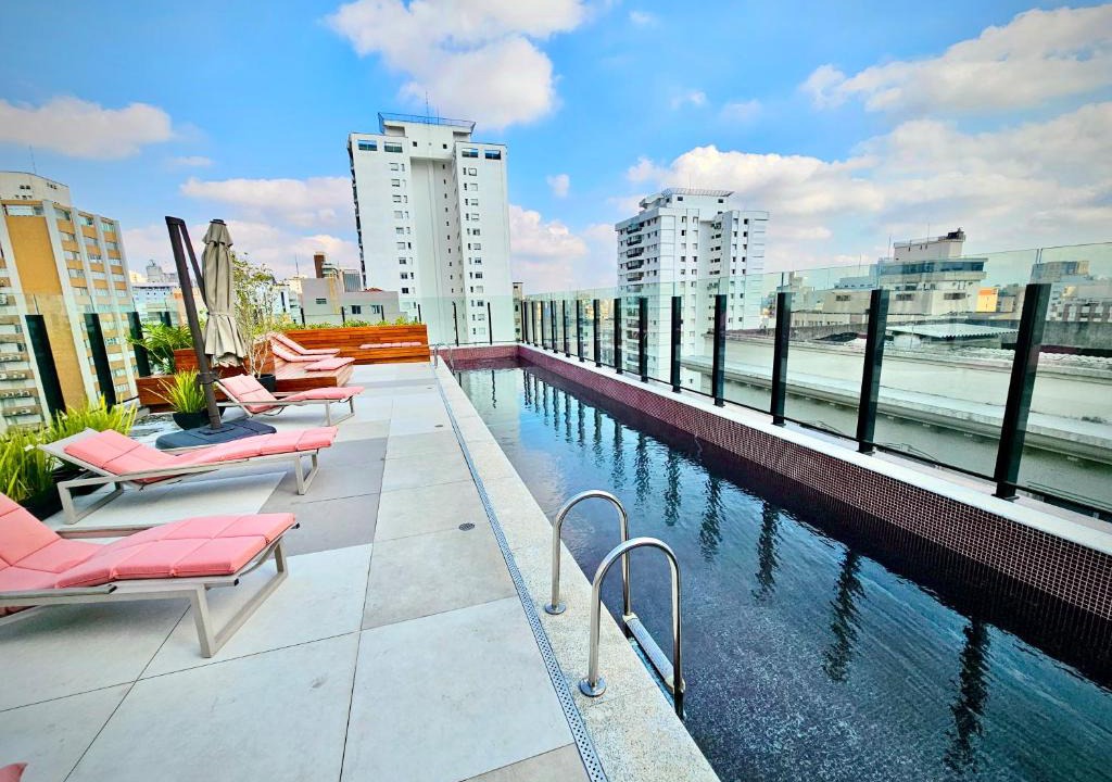Cerqueira Cesar Apartment | Studio Design Jardins! Piscina Academia CoWorking Lavanderia! 5 min Av Paulista! 8 min Oscar Freire!