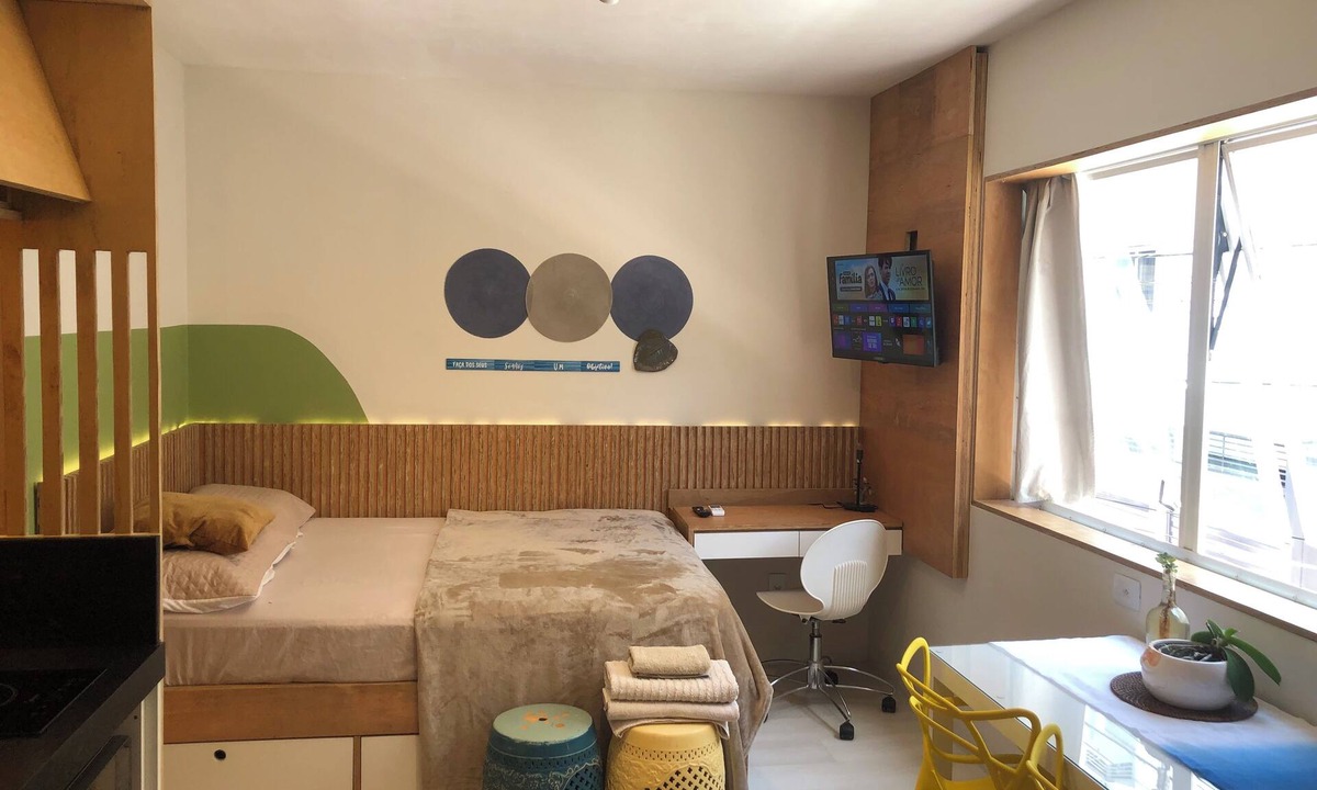 Centro Apartment | Studio - Downtown Balneário Camboriú - 1 block from the beach.