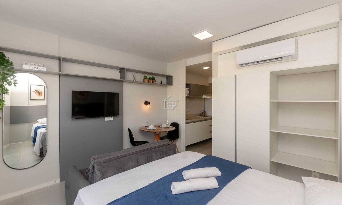 Partenon Apartment | Studio Moderno | Tecnopuc + Hospital São Lucas