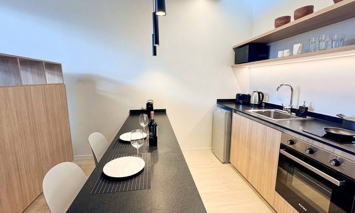 San Martin de los Andes Apartment | Suite Patagonia Studio · Brand-new boutique apartment with mountain views and a balcony | Ski in winter; trekking, fishing, and kayak in summer