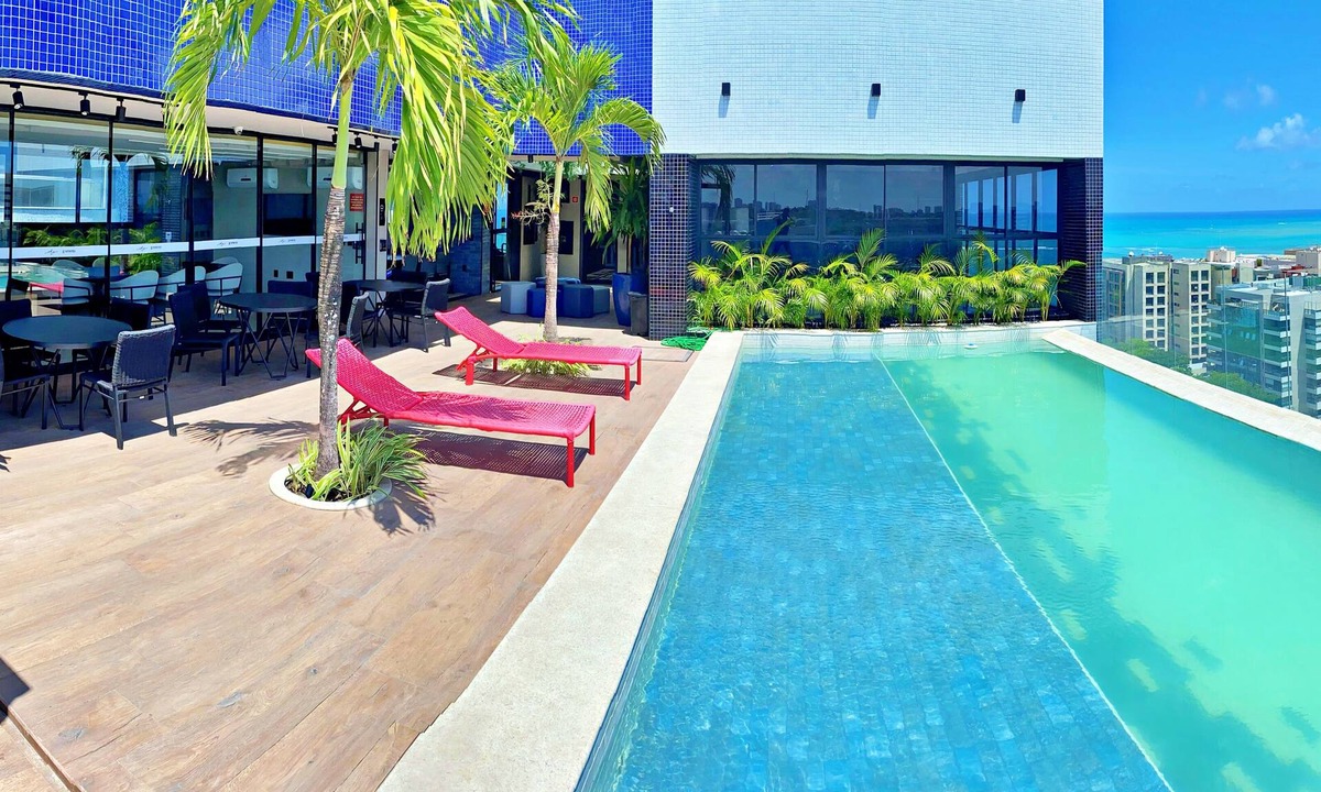 Jatiuca Apartment | Vacanze - Edf. Sky Concept apt 1015, Piscina na Cobertura com Vista Panorâmica