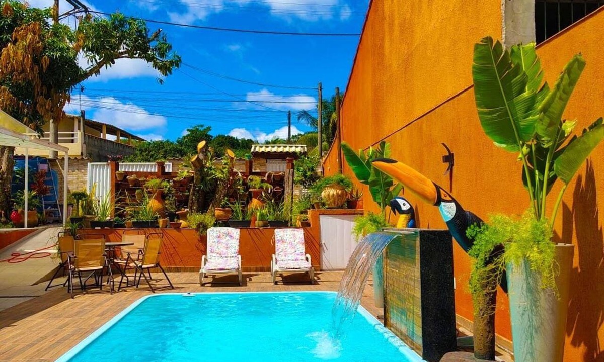 Sao Pedro da Aldeia House | VIP House São Pedro | LED Pool, Gourmet Area and Air Conditioning