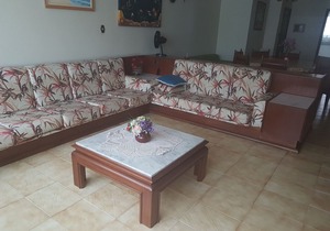 comfortable, quiet apartment, family building and on the same block from the beach. in Vila Assuncao