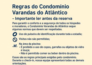 Varandas do Atlântico - Confortável Apartamento em Condo Pé na Areia