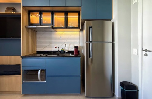 Campo Belo Apartment | 1003A - Studio apartment with rooftop pool, 5 minutes from CGH airport.