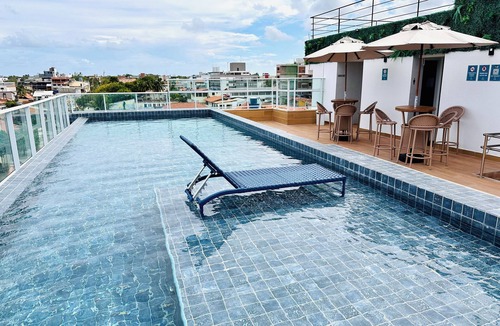 Centro Apartment | 150m from the beach | Luxury apartment with rooftop pool in Porto de Galinhas