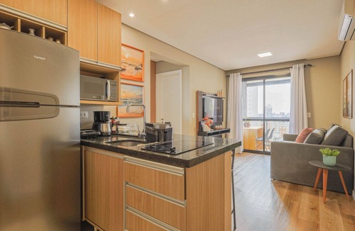 Bigorrilho Apartment | 2 Quartos no 20º Andar com Vista e Churrasqueira no Sky Batel · Ar Total