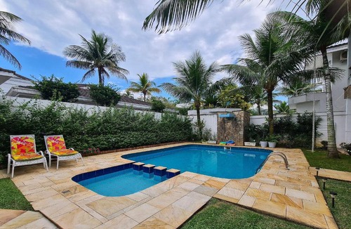 Jardim Acapulco House | 560m² house with 5 suites and pool in Jardim Acapulco condo, Guarujá
