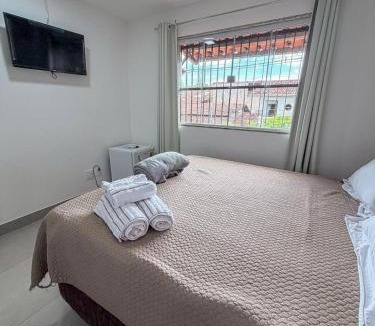 Morada de Camburi Apartment | Aeroporto e praia Studio Casal