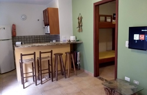 Praia Grande Ski Chalet | Affordable option with air conditioning, 30 meters from Julião Beach.