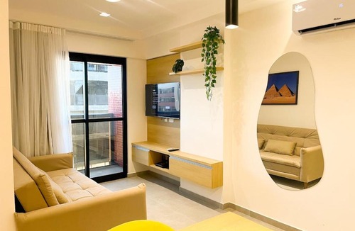 Jatiuca Apartment | Apê Cairo · Veja o mar direto da sua cama e faça tudo a pé!
