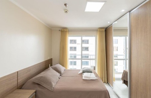 Goiania Apartment | Apartamento de 1 quarto - Edifício Metropolitan Barcelona - JARDIM GOIAS - Wi-fi - Garagem - MB1307B