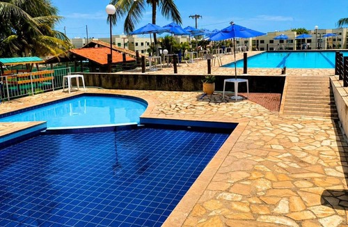 Baixo Grande Apartment | Apartamento Térreo 2 Quartos - Marina Clube com Lazer Completo