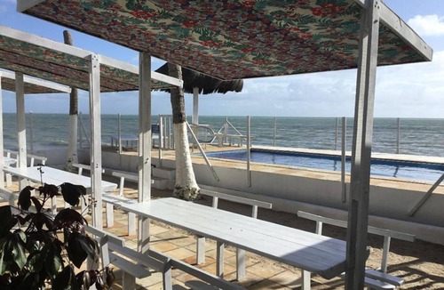 Maria Farinha Apartment | Apartment #1 facing/with sea view, ground floor, two suites in Solar Maradentro.