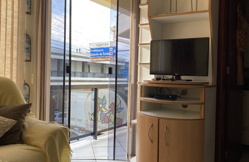 Garopaba Apartment | Apartment facing the street with a balcony on the main road of Garopaba.